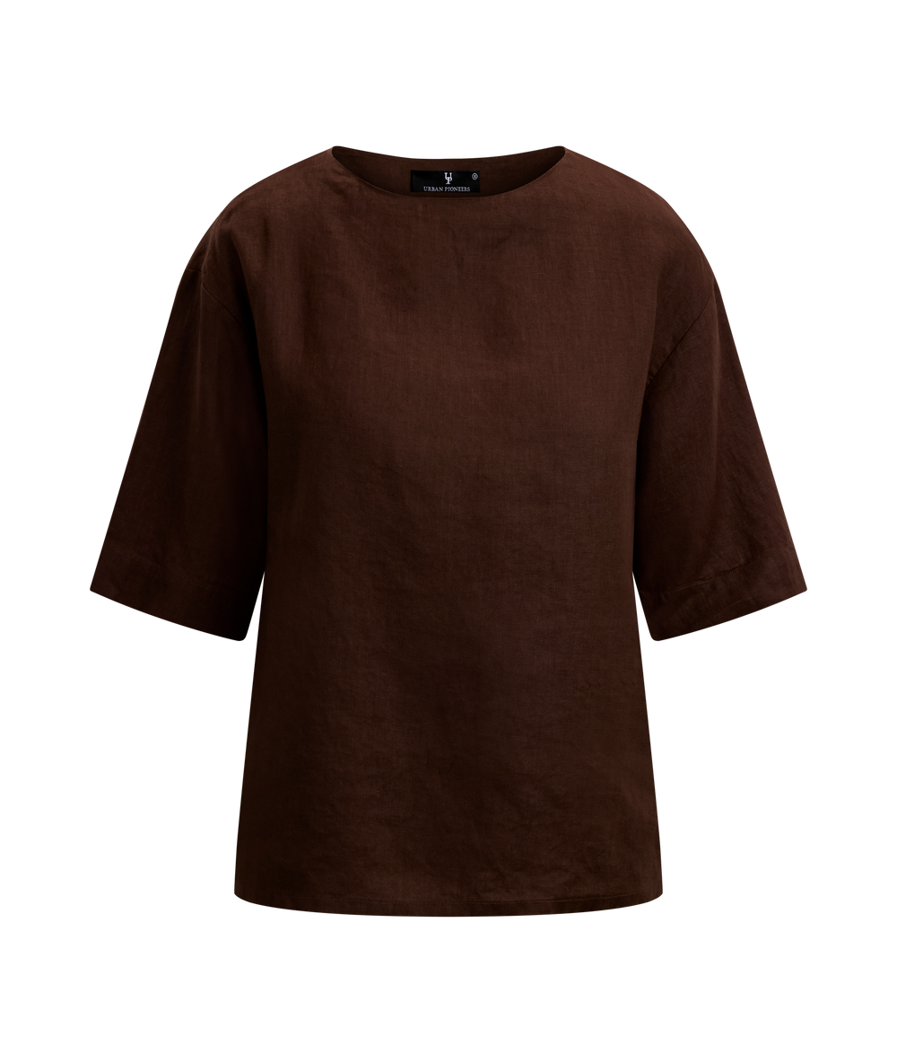 Urban Pioneers Female Valeria Tee T-SHIRT BLACK COFFEE