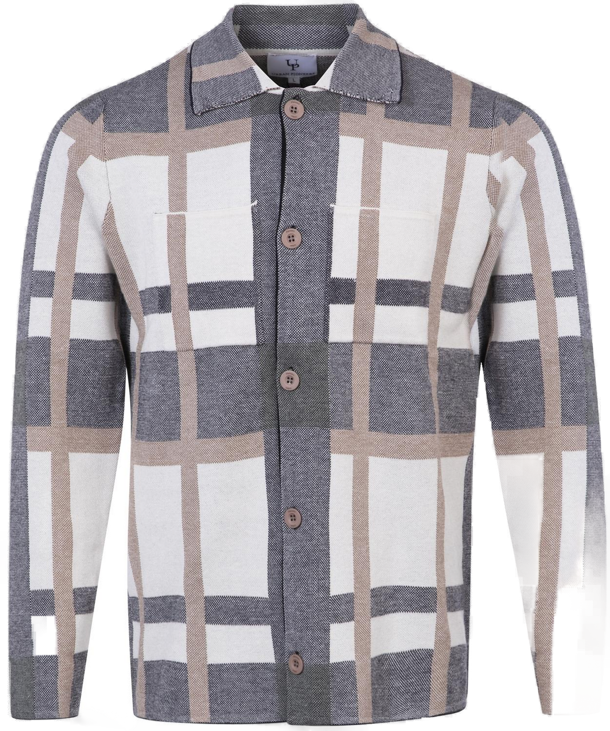 Urban Pioneers Male Voss Shirt SHIRT CREAM CHECK