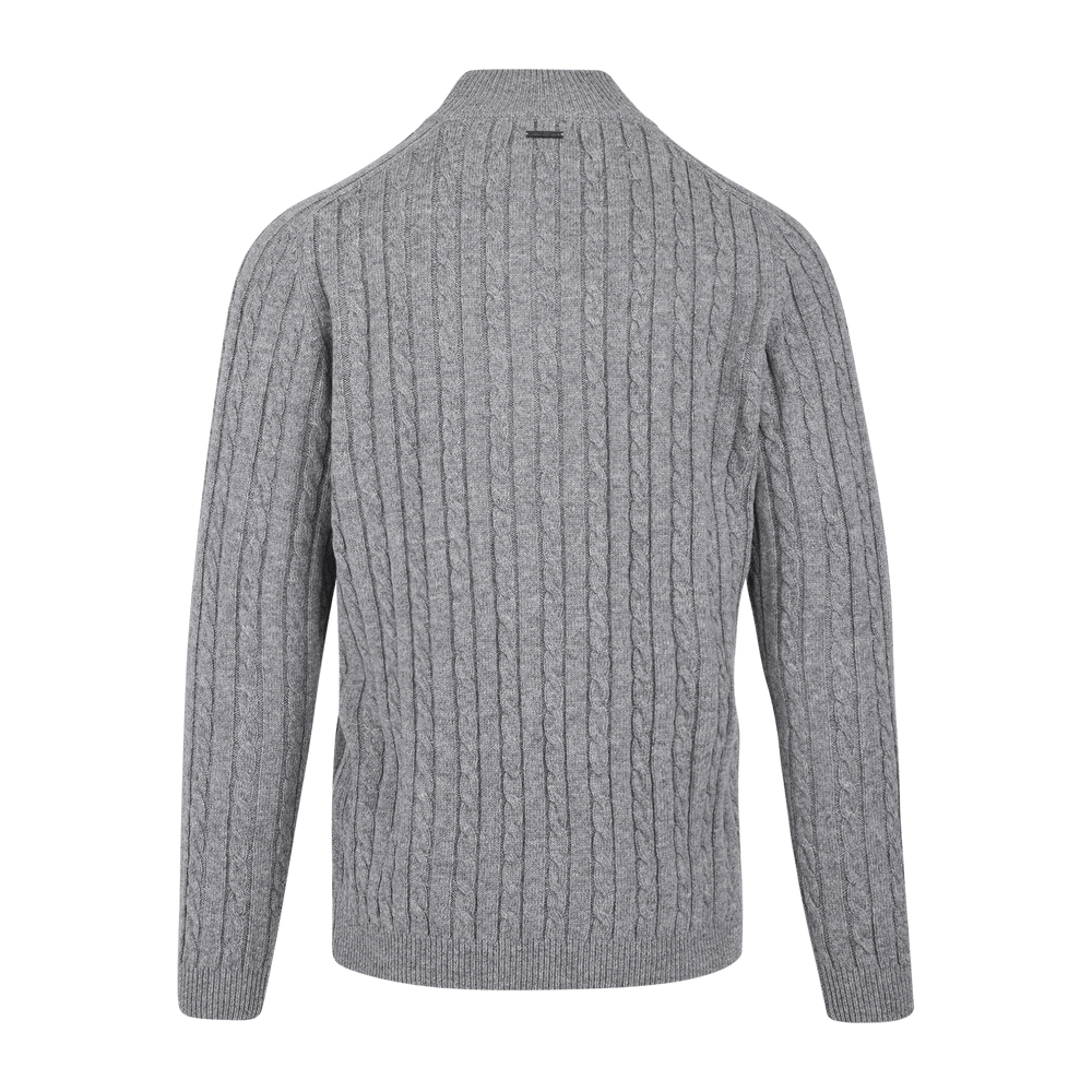 Urban Pioneers Male Walt Half-zip SWEATER GREY MELANGE