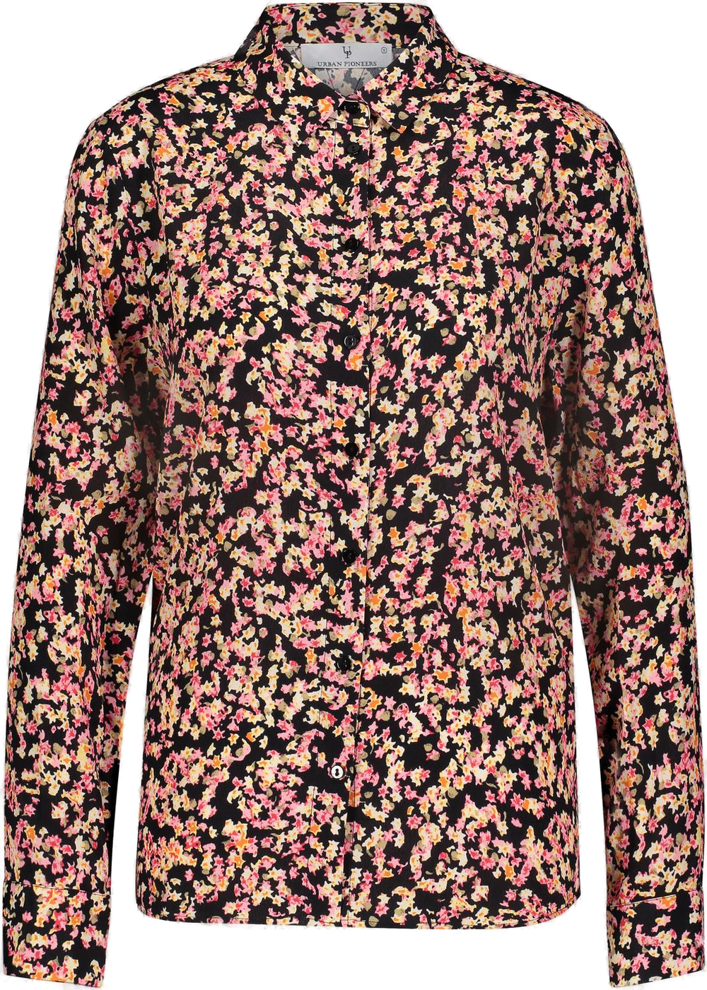 Urban Pioneers Female Wenche Blouse BLOUSE BLACK AOP