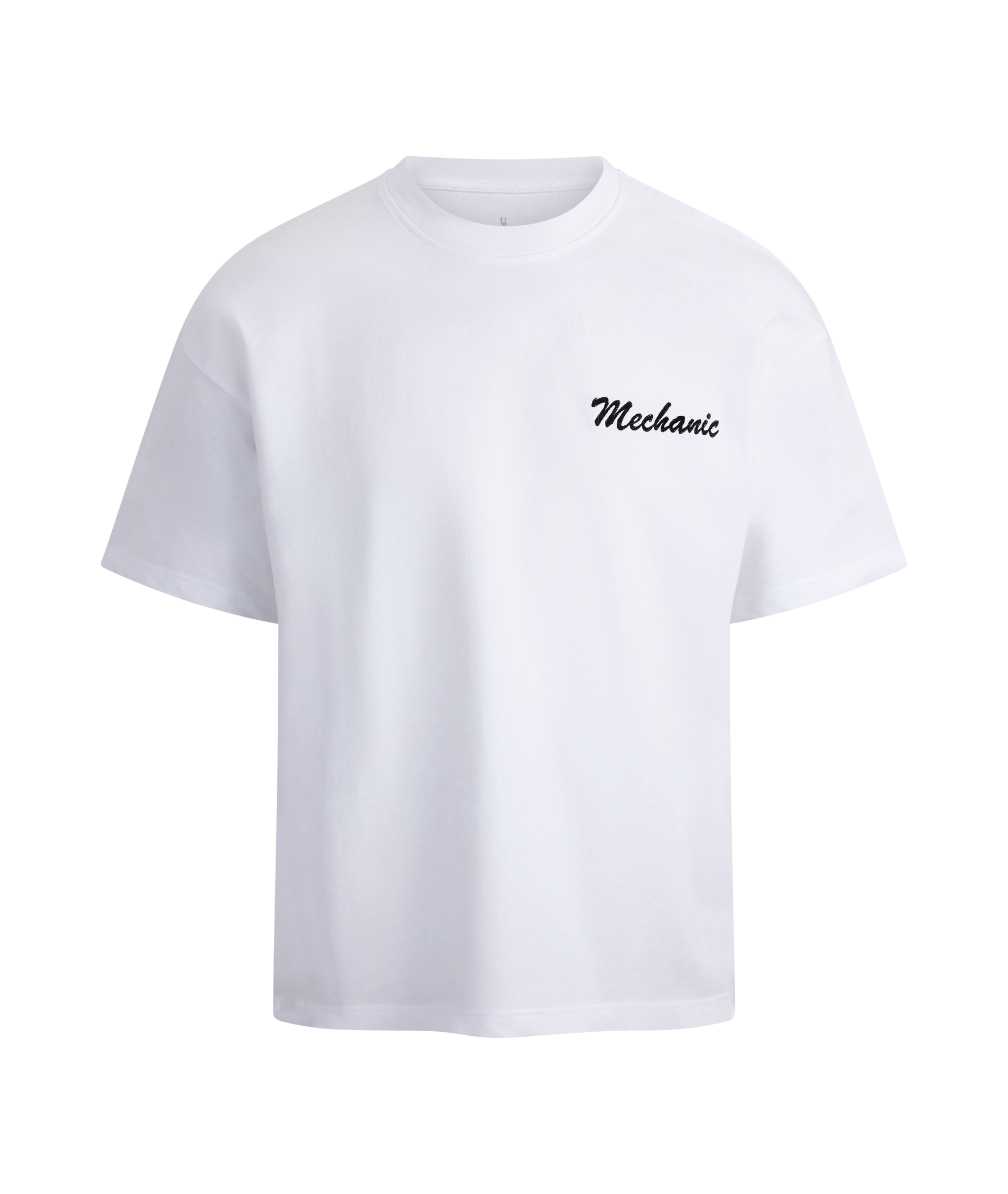 Urban Pioneers Male Wheels Tee T-SHIRT WHITE MECHANIC