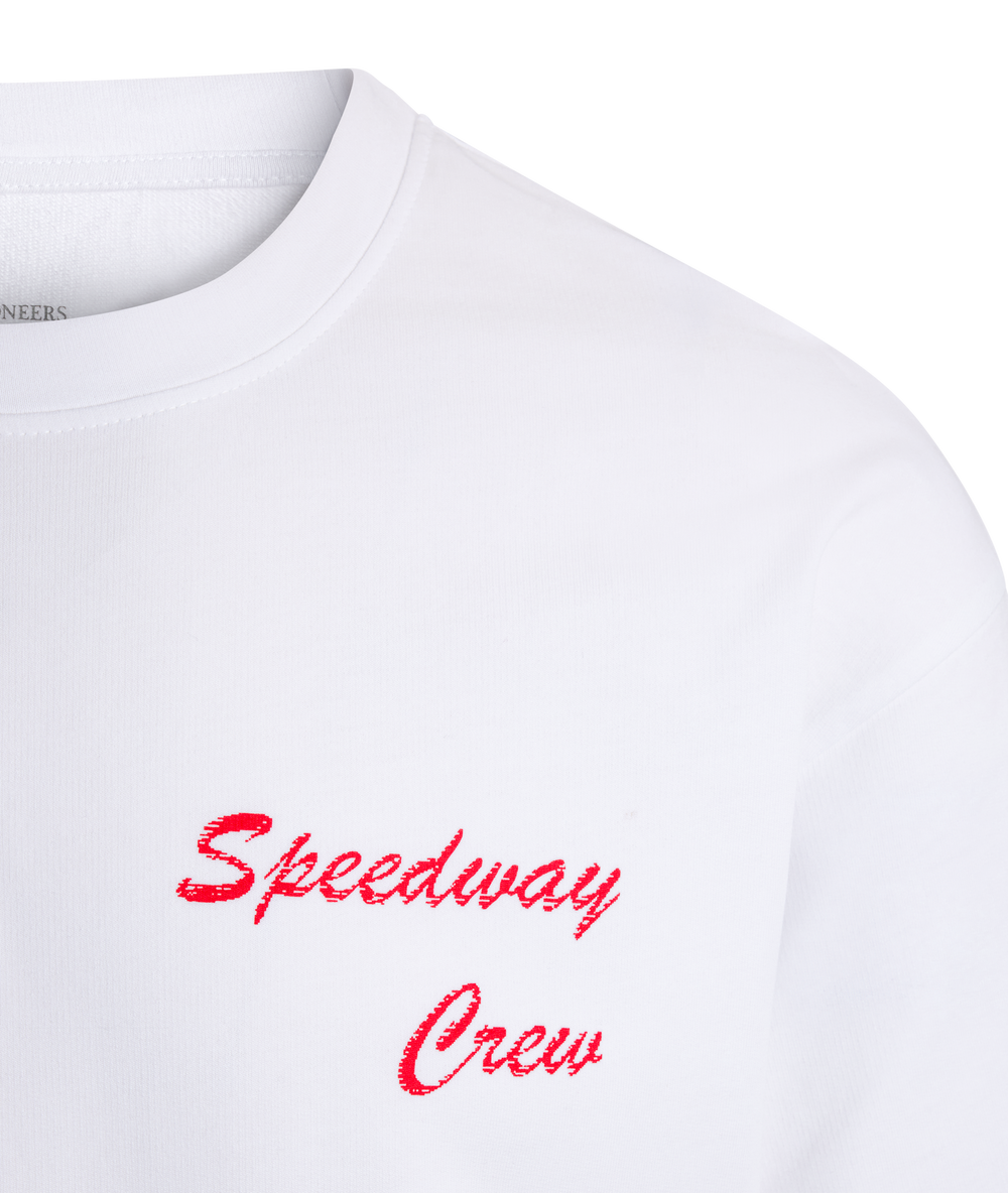 Urban Pioneers Male Wheels Tee T-SHIRT WHITE WHEEL