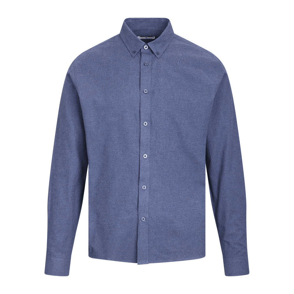 Urban Pioneers Male Will LS Shirt SHIRT DARK BLUE