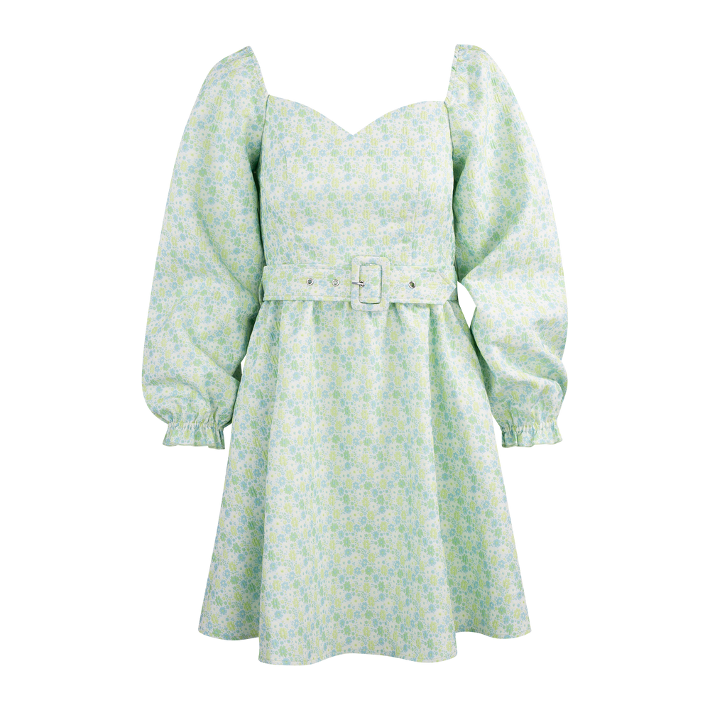 Urban Pioneers Female Willow Dress DRESS AOP JADE LIME