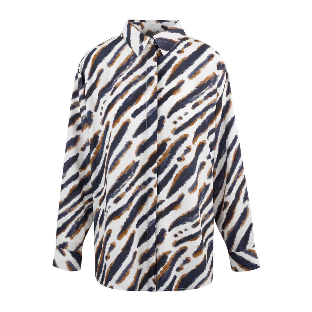 Urban Pioneers Female Wilma Shirt SHIRT AOP INK BLEED