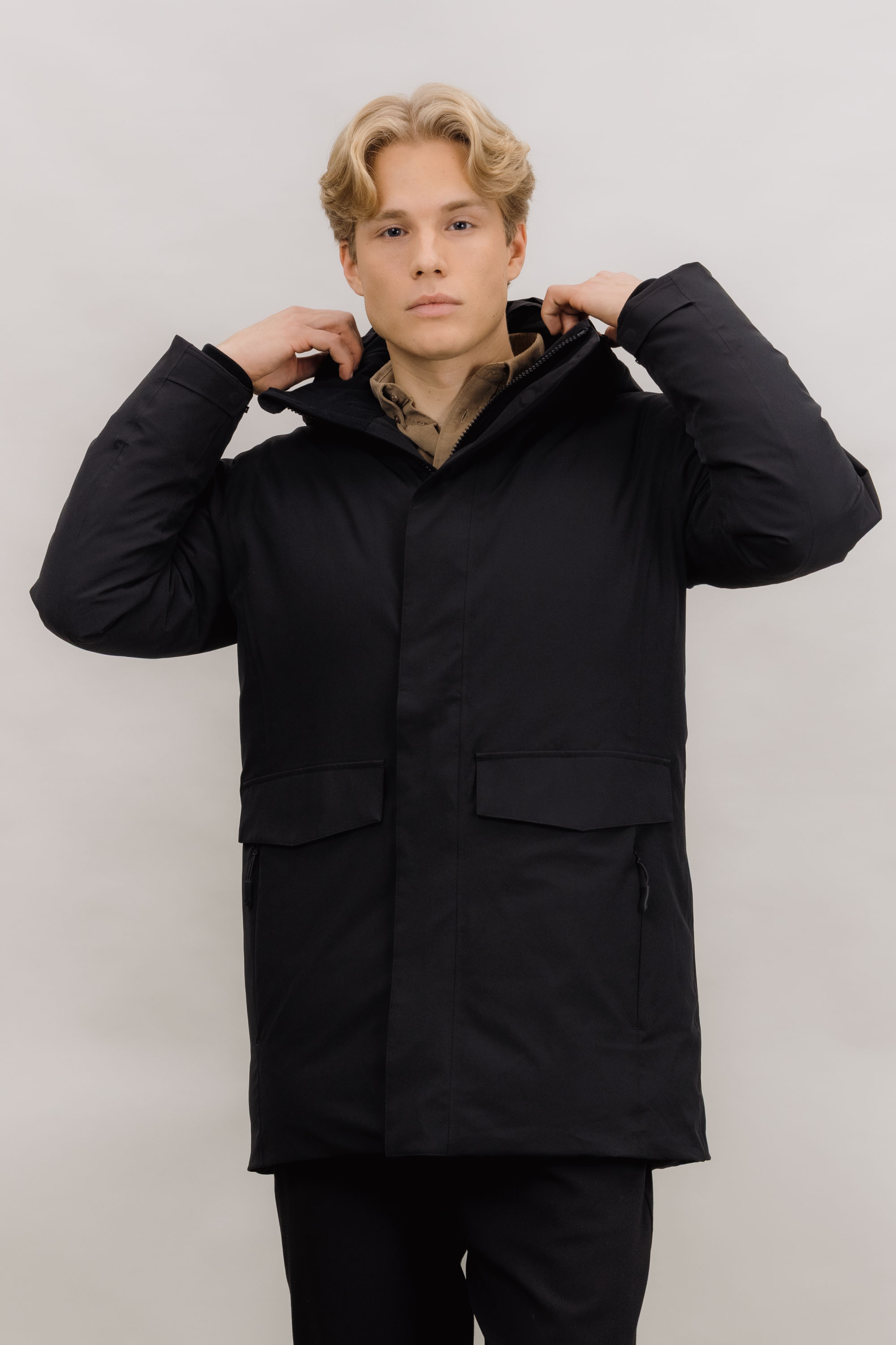 Urban Pioneers Male Winsor Down Parka PARKA BLACK