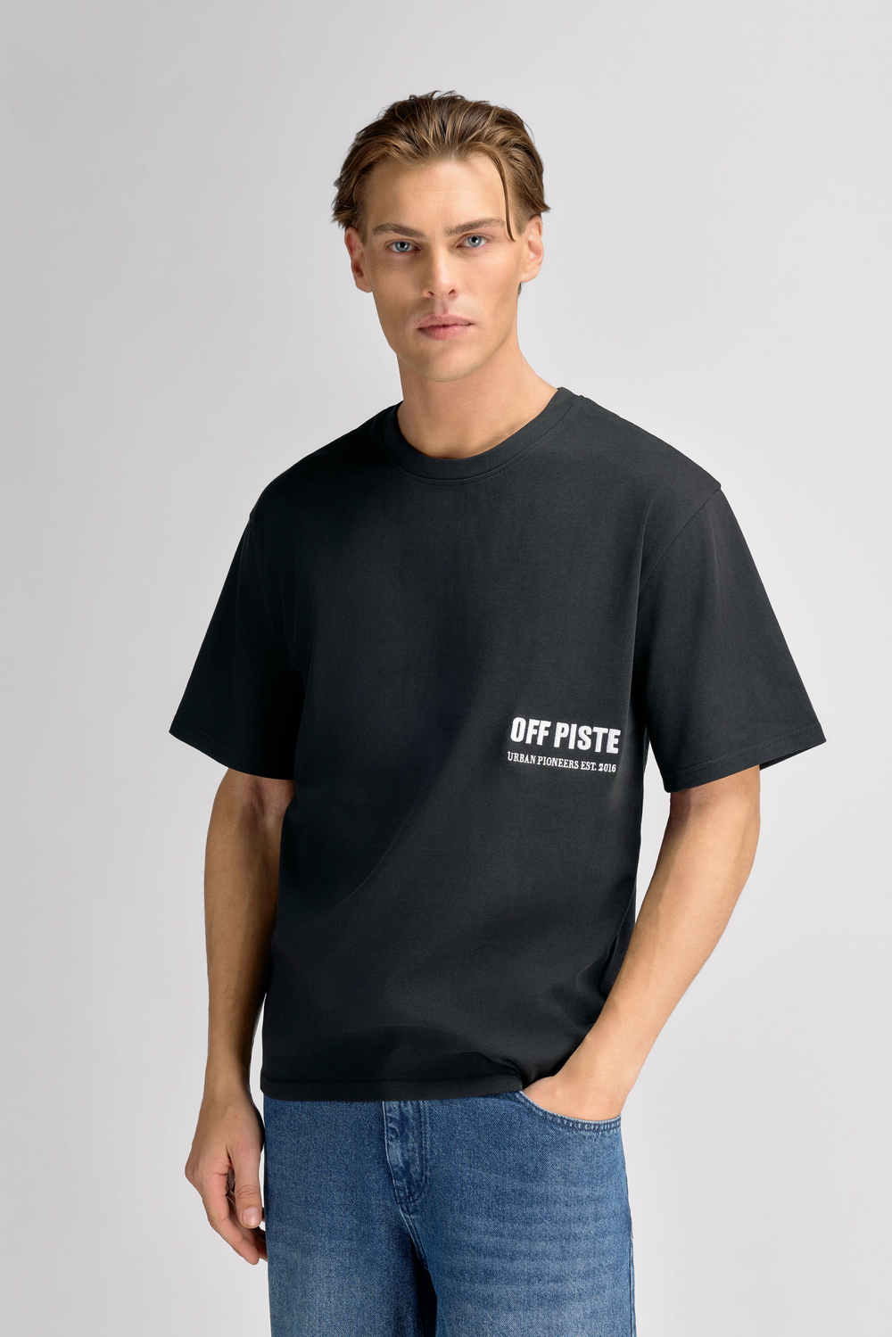Urban Pioneers Male X Tee T-SHIRT BLACK
