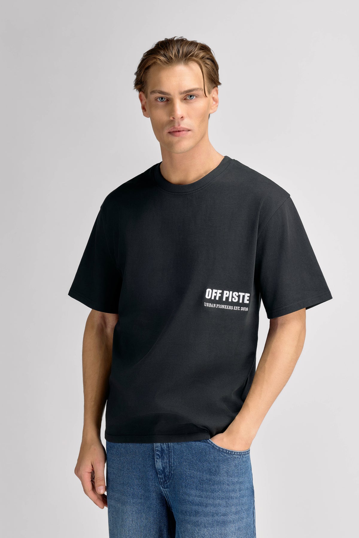 Urban Pioneers Male X Tee T-SHIRT BLACK