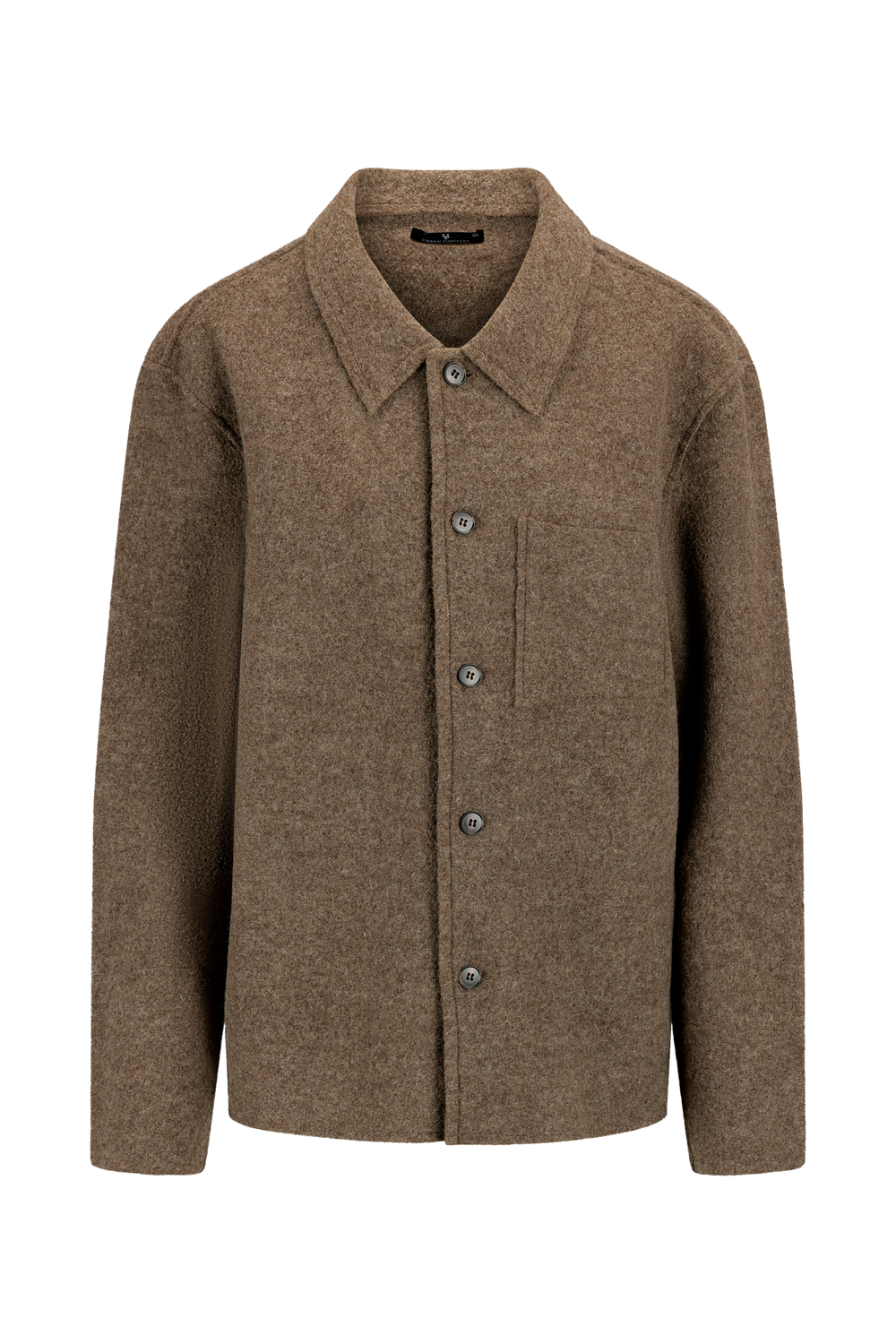 Urban Pioneers Male Zeno Wool shirt OVERSHIRT BROWN