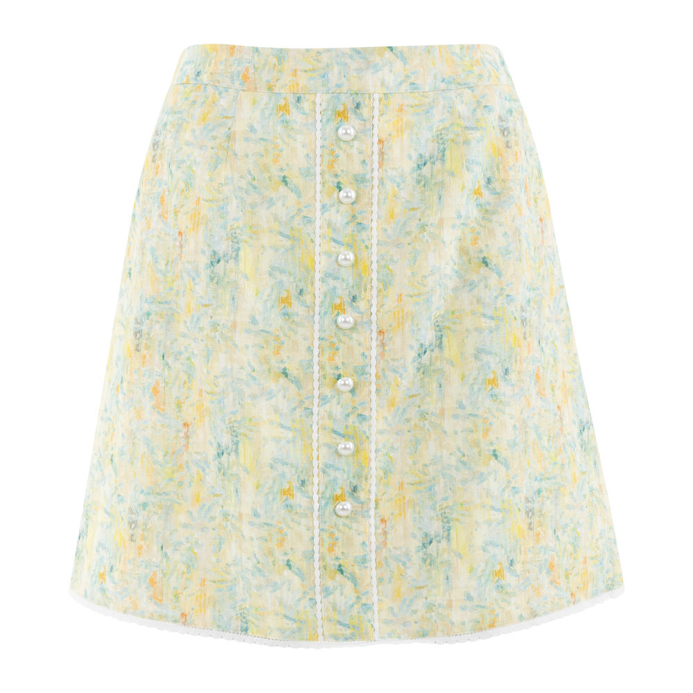 Urban Pioneers Female Zoe Skirt SKIRT YELLOW AOP