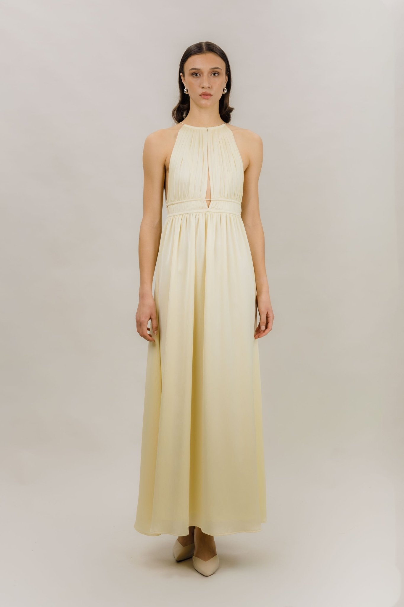 Lillibeth Dress - PASTEL YELLOW fra Urban Pioneers